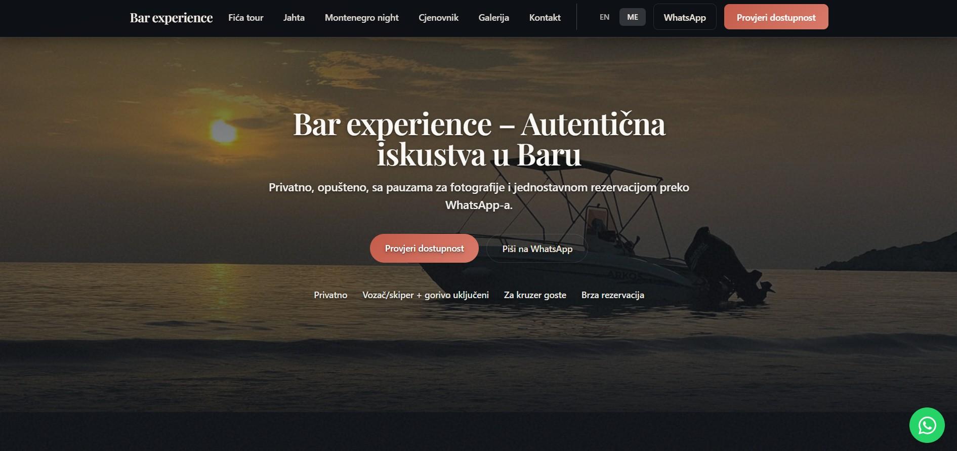 Bar Experience